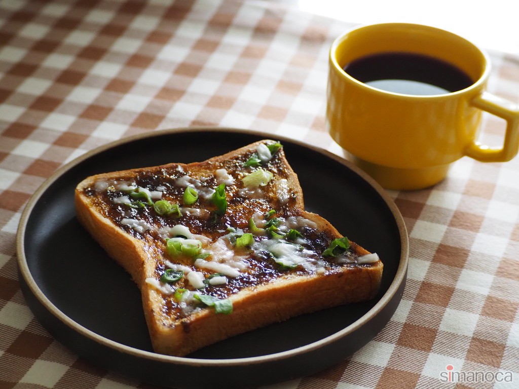 朝食に　「生のり 」トースト