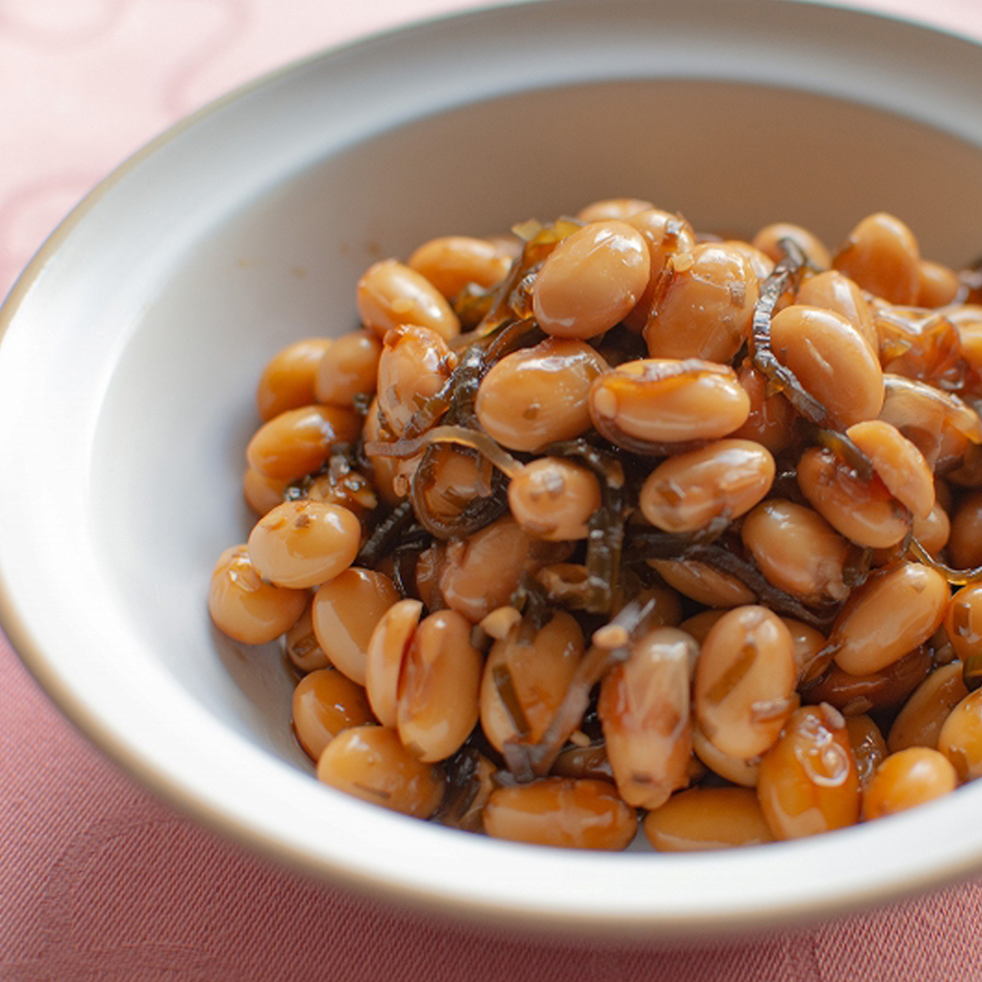 大豆と昆布の煮物