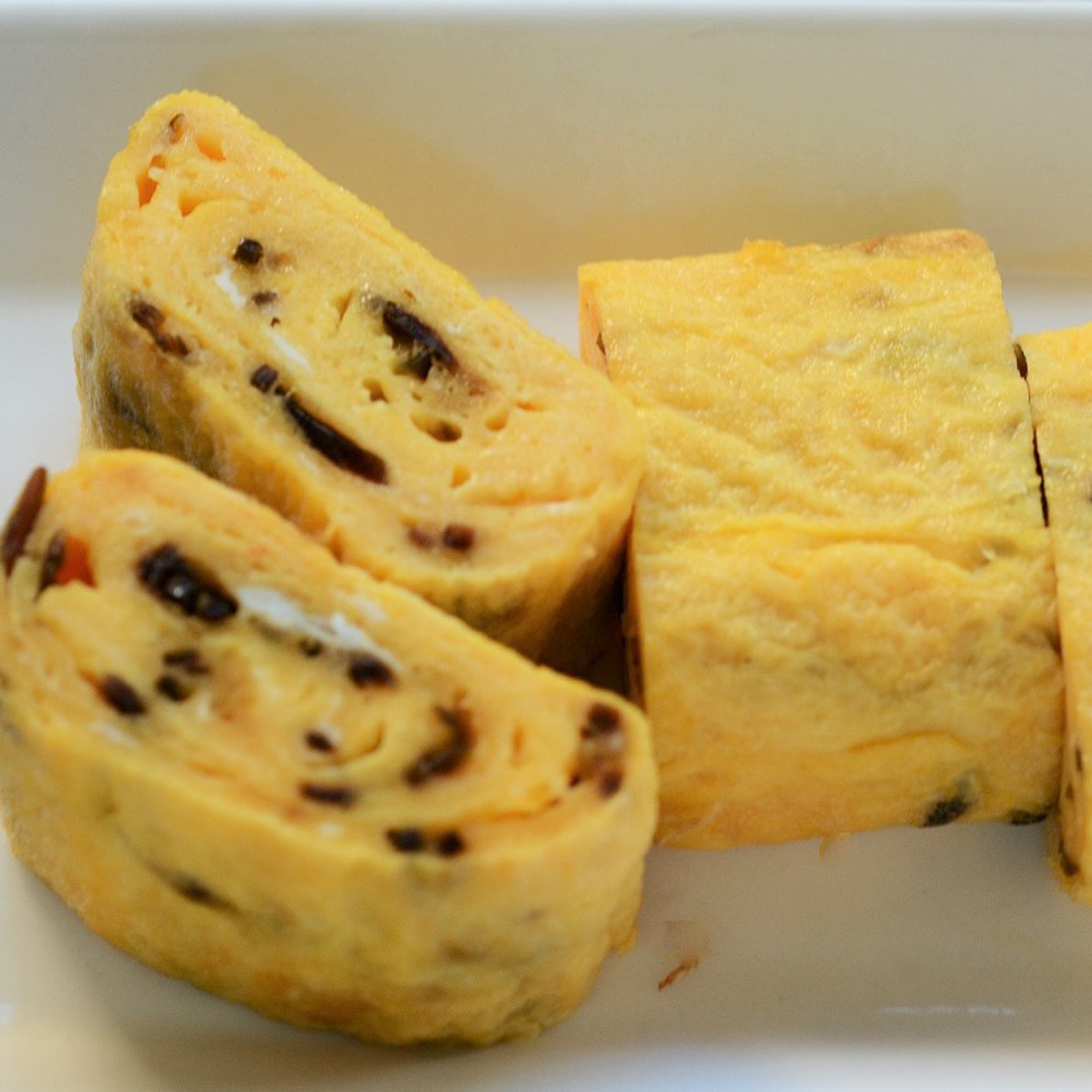 こぶ入りだし巻き卵